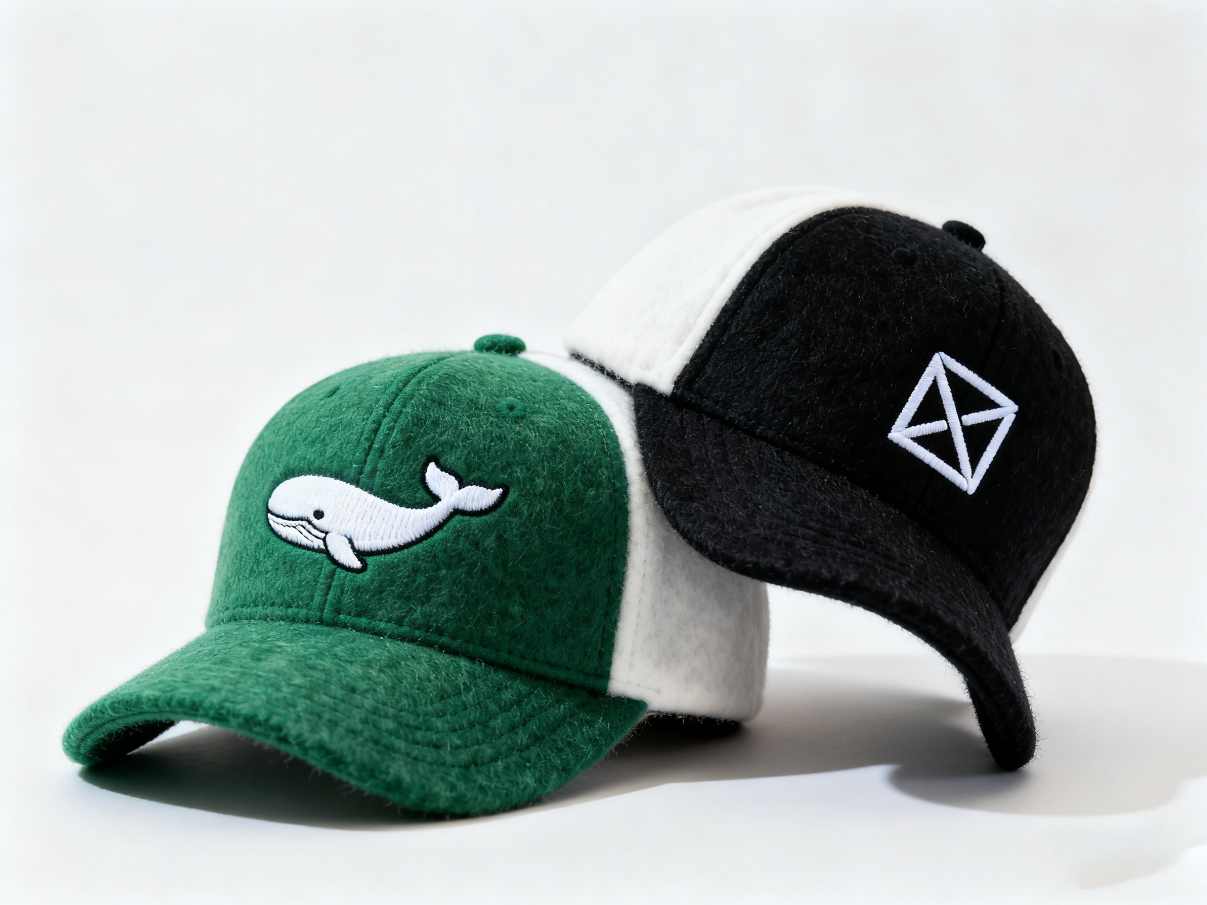 Custom Embroidered Gray Snapback Adjustable Wool Blend Baseball Cap