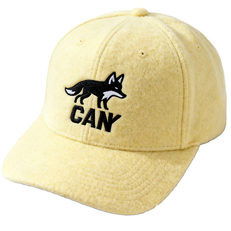 Custom Embroidered Gray Snapback Adjustable Wool Blend Baseball Cap