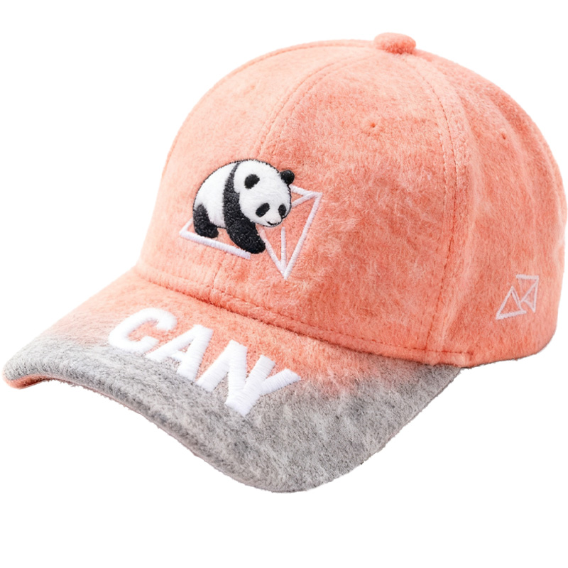 Custom Embroidered Gray Snapback Adjustable Wool Blend Baseball Cap