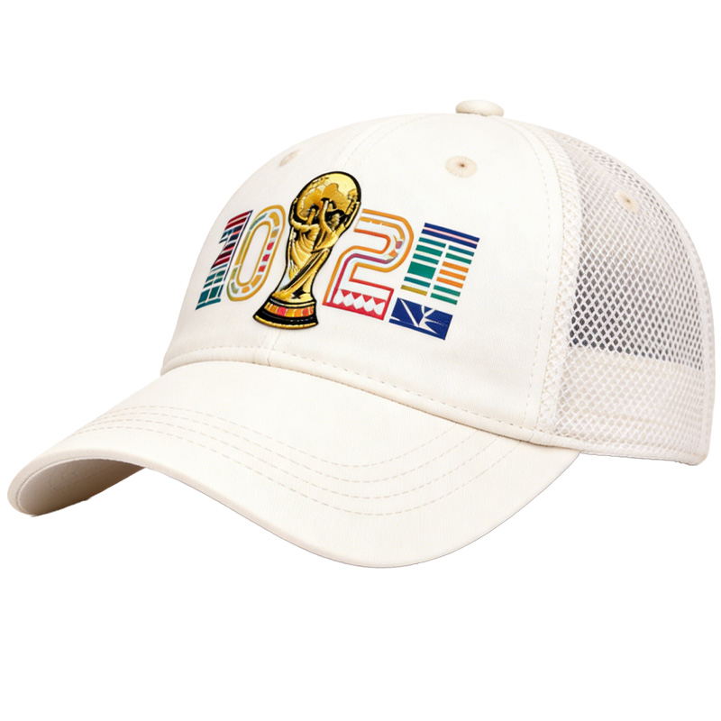FIFA World Cup 2026 Hat with Embroidered Gray Adjustable Cotton Denim Baseball Cap