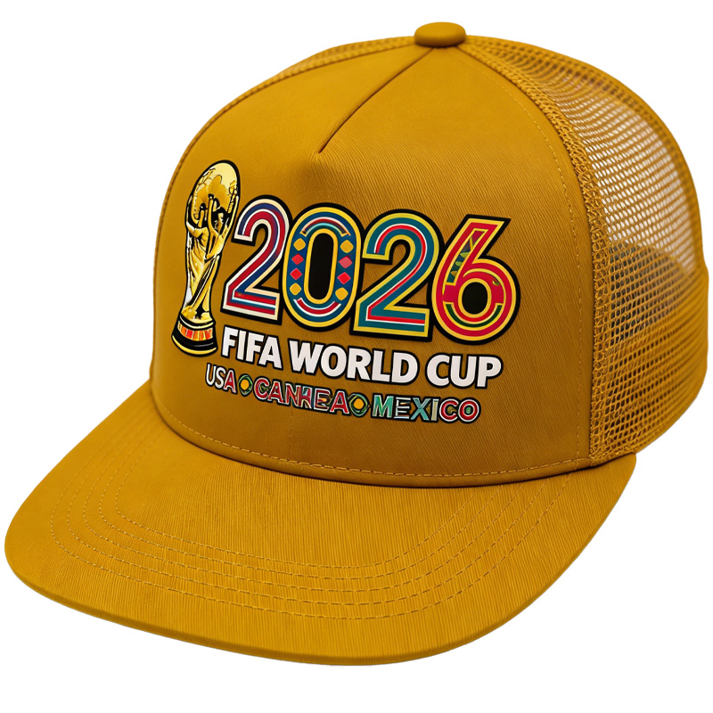 FIFA World Cup 2026 Hat with Embroidered Gray Adjustable Cotton Denim Baseball Cap