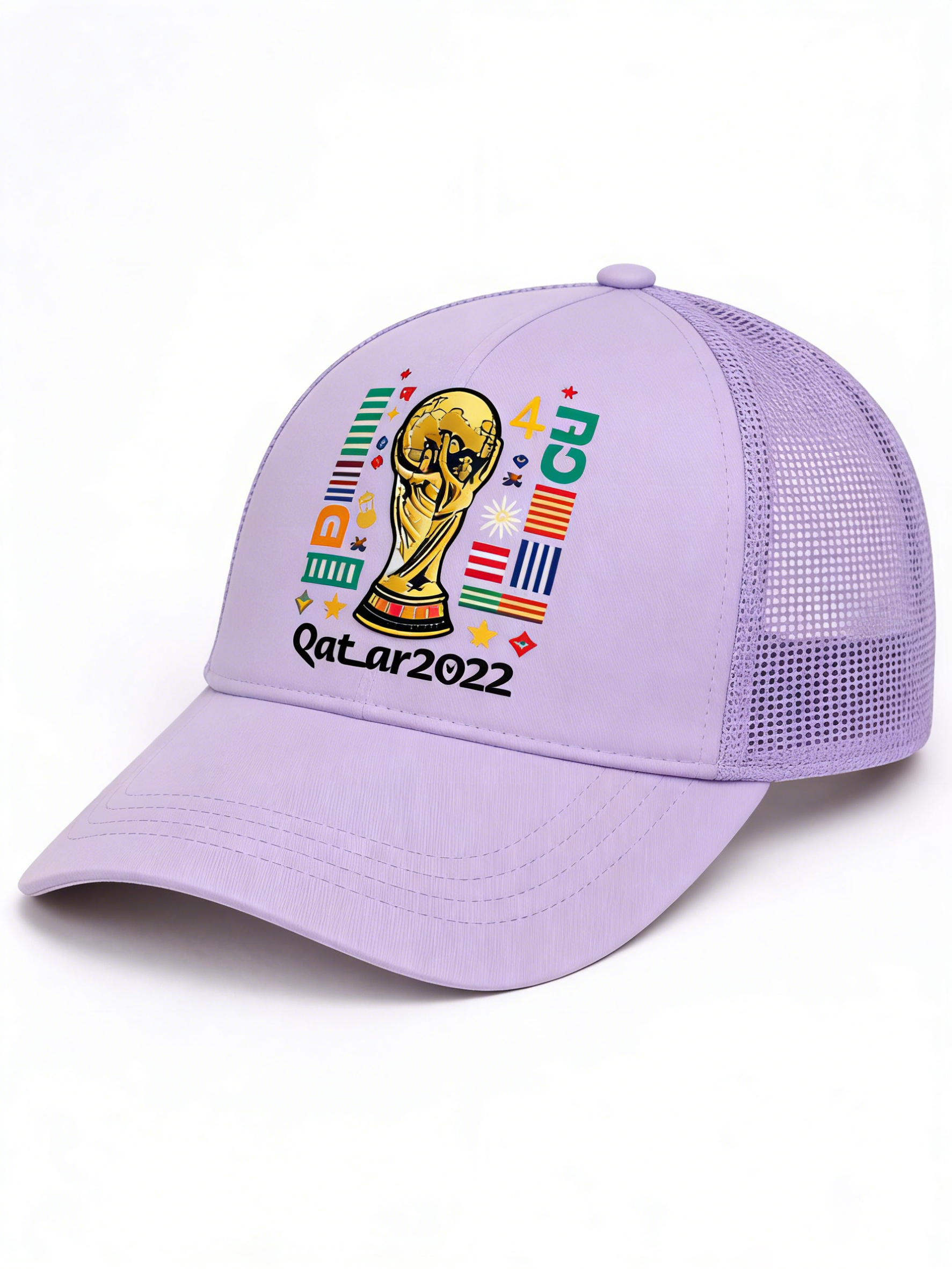 FIFA World Cup 2026 Hat with Embroidered Gray Adjustable Cotton Denim Baseball Cap