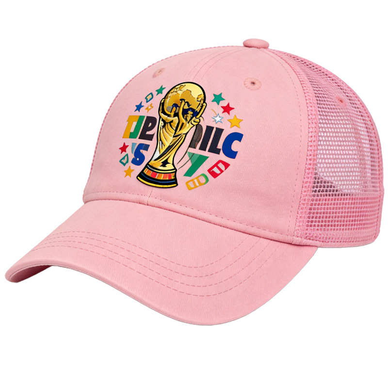 FIFA World Cup 2026 Hat with Embroidered Gray Adjustable Cotton Denim Baseball Cap