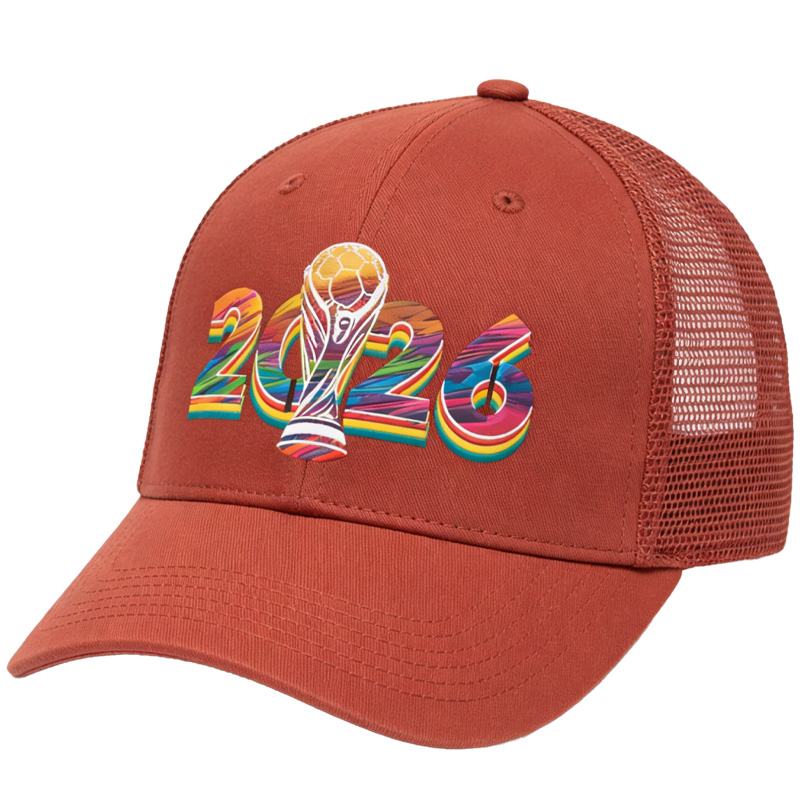 FIFA World Cup 2026 Hat with Embroidered Gray Adjustable Cotton Denim Baseball Cap