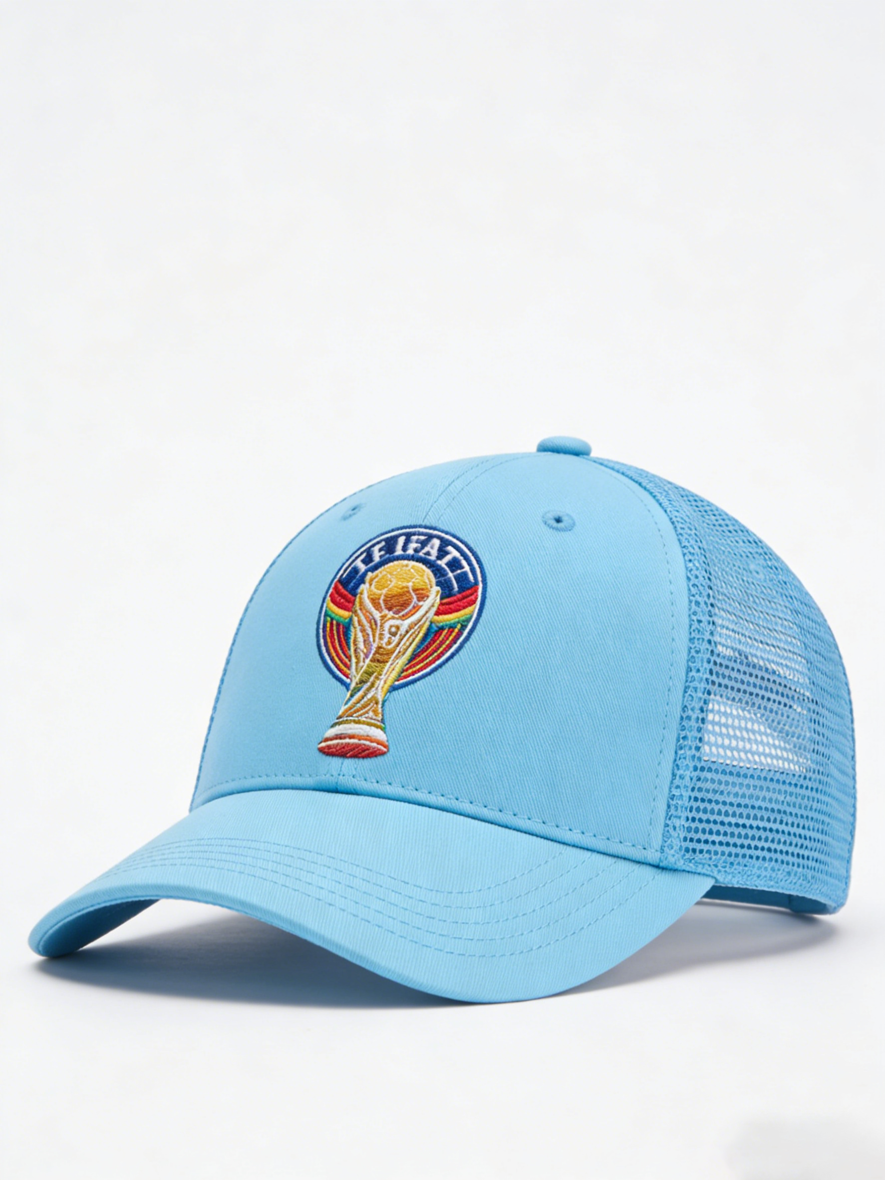 FIFA World Cup 2026 Hat with Embroidered Gray Adjustable Cotton Denim Baseball Cap