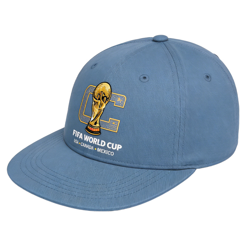FIFA World Cup 2026 Hat with Embroidered Gray Adjustable Cotton Denim Baseball Cap