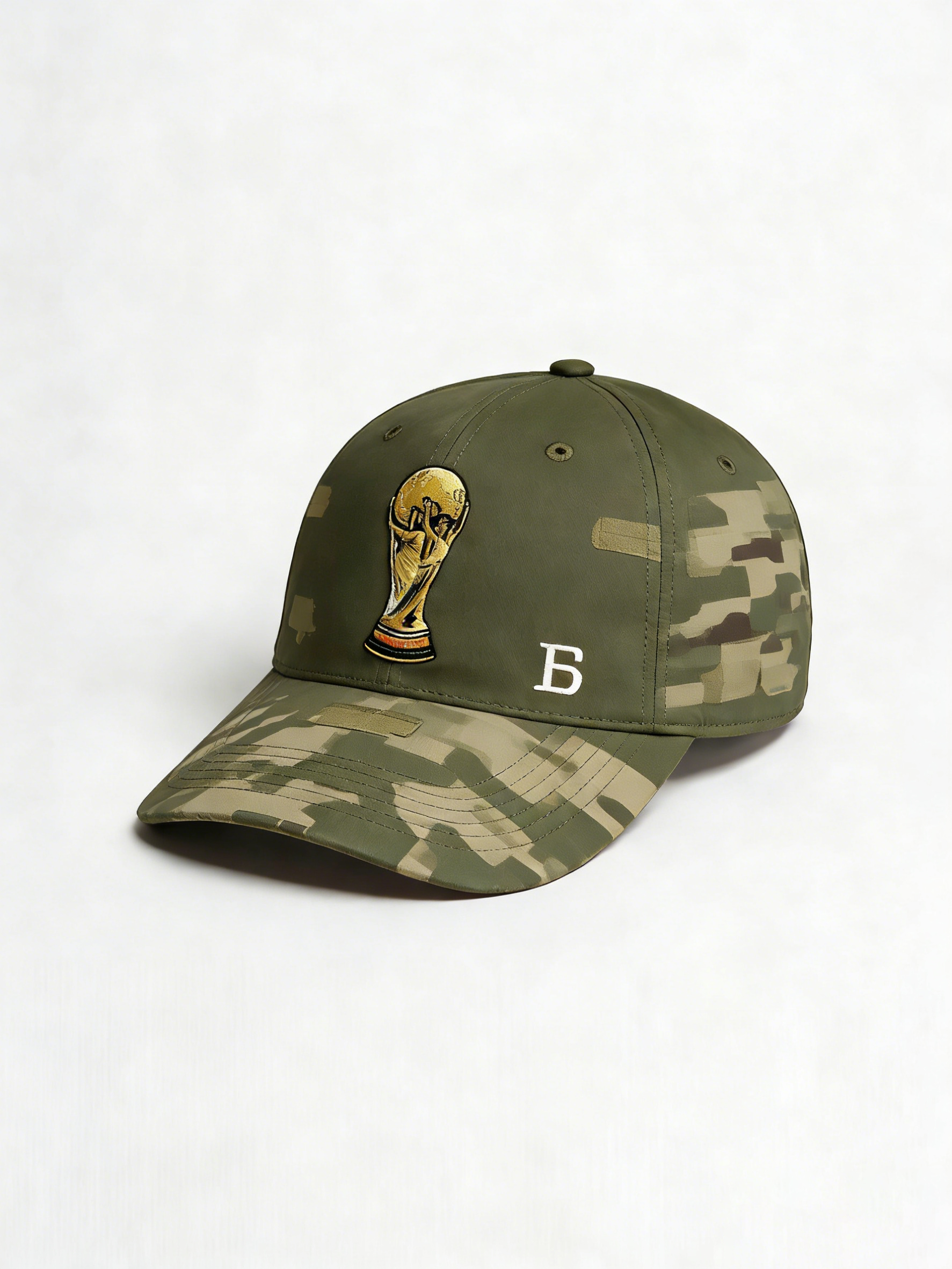2026 FIFA World Cup Embroidered Gray Cotton Denim Adjustable Baseball Cap