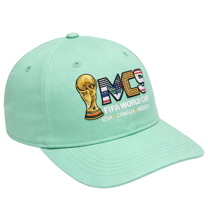 FIFA World Cup 2026 Embroidered Gray Adjustable Cotton Denim Baseball Cap