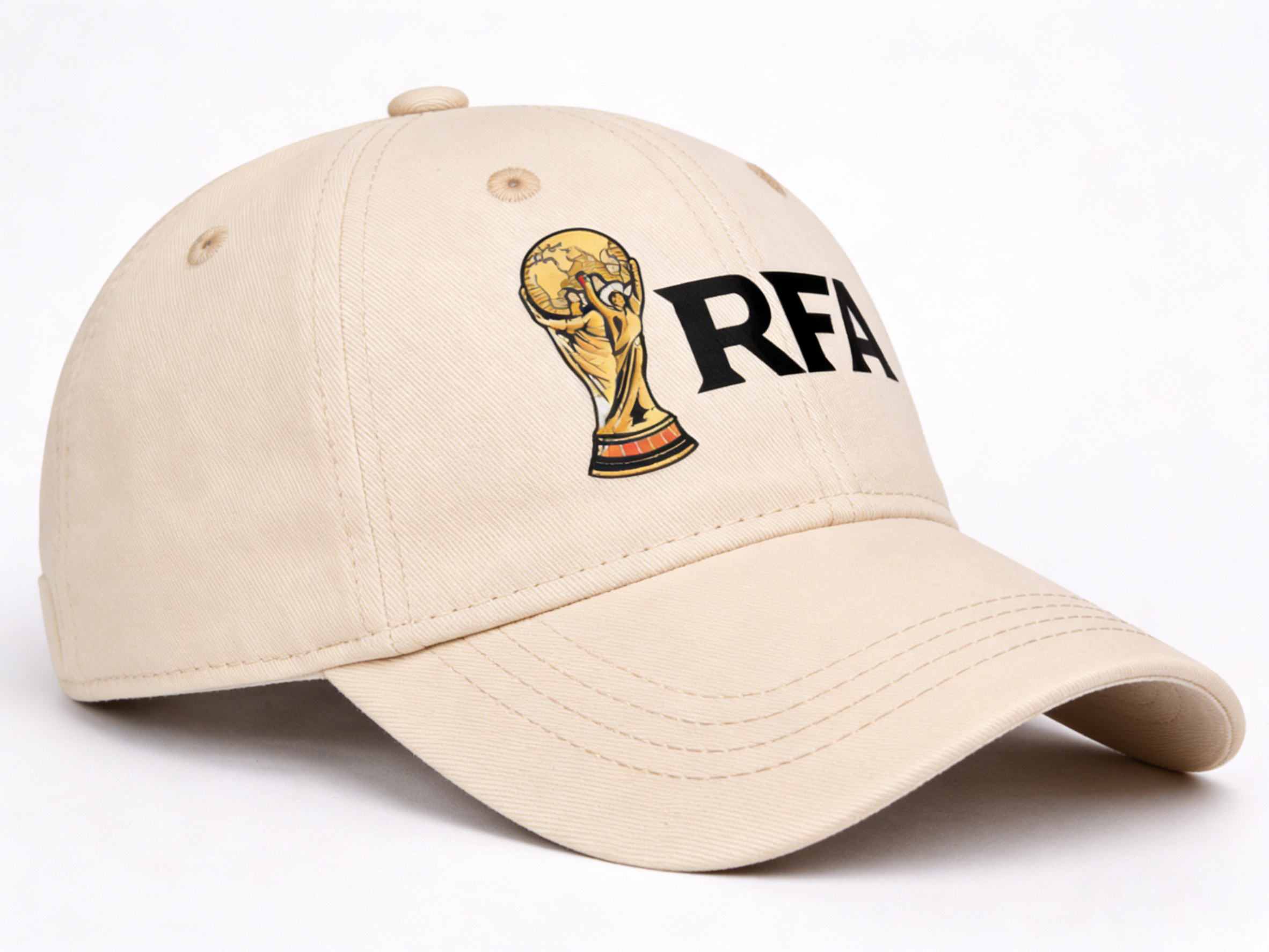FIFA World Cup 2026 Embroidered Gray Adjustable Cotton Denim Baseball Cap