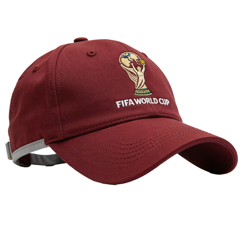 FIFA World Cup 2026 Embroidered Gray Adjustable Cotton Denim Baseball Cap