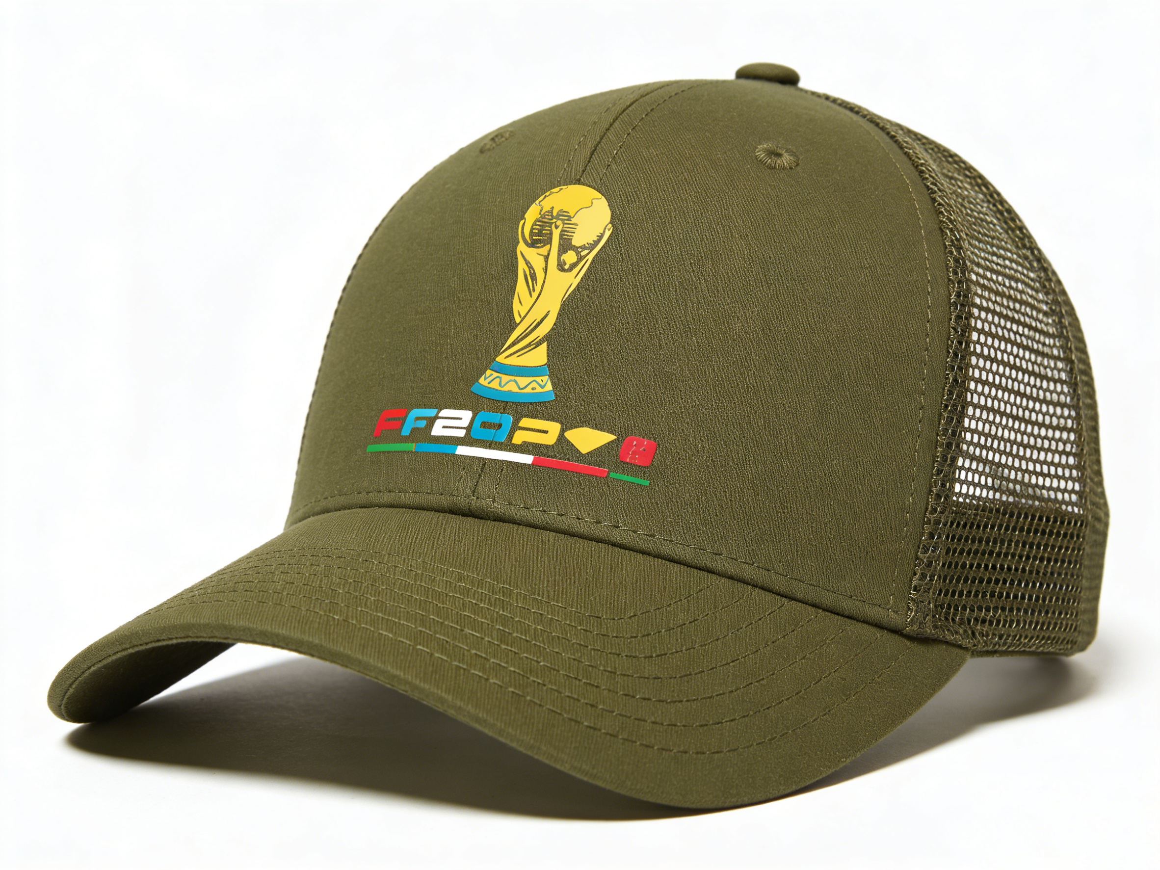 FIFA World Cup 2026 Embroidered Gray Adjustable Cotton Denim Baseball Cap