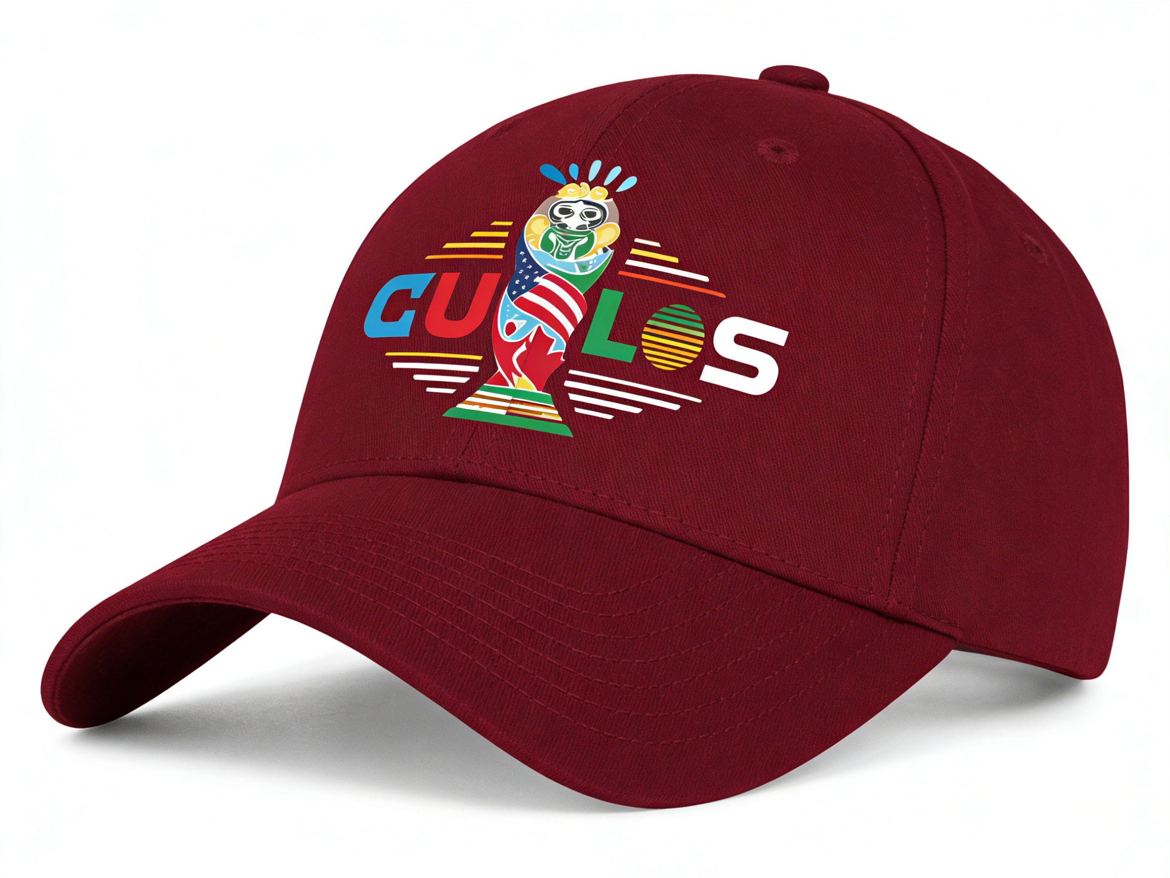 FIFA World Cup 2026 Embroidered Gray Adjustable Cotton Denim Baseball Cap