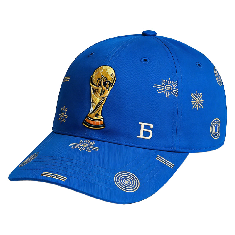 2026 FIFA World Cup Embroidered Gray Adjustable Cotton Denim Baseball Cap