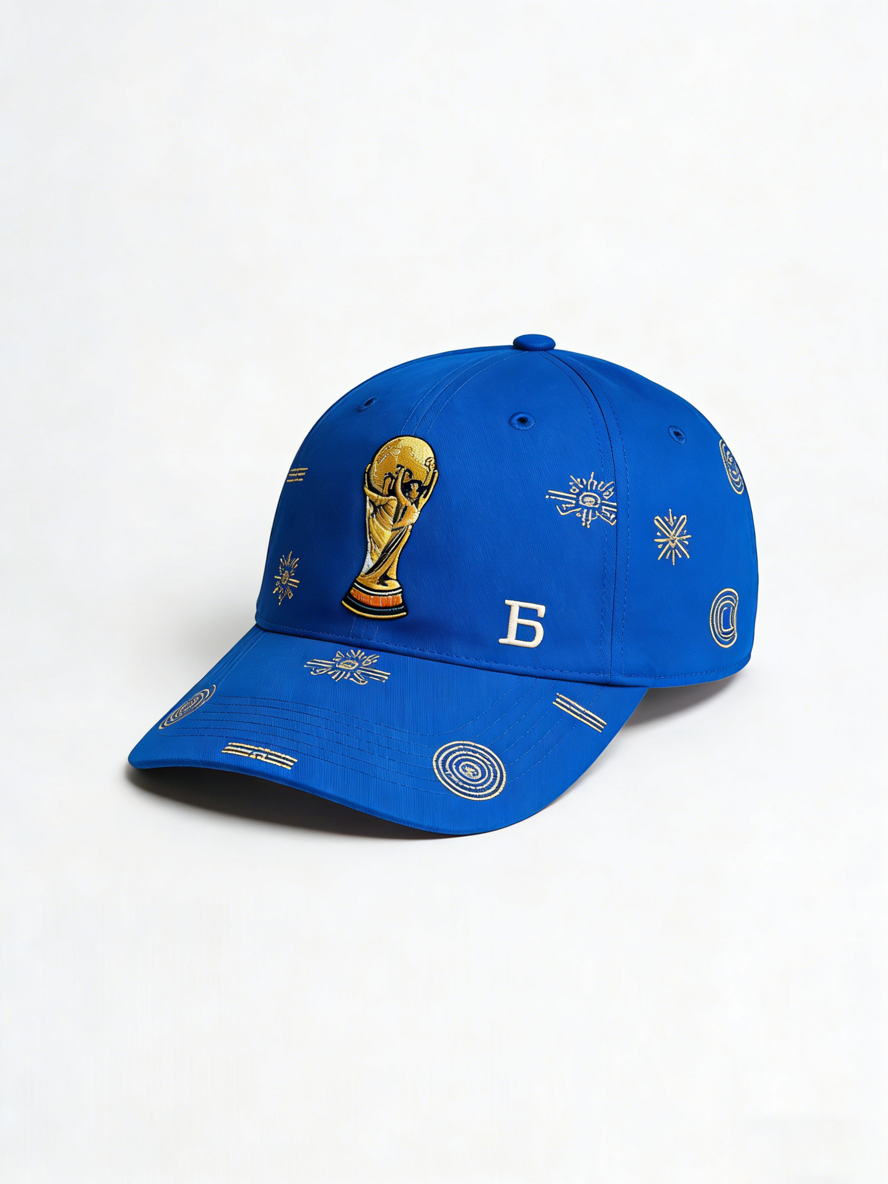 2026 FIFA World Cup Embroidered Gray Adjustable Cotton Denim Baseball Cap