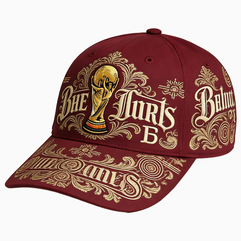 2026 FIFA World Cup Embroidered Gray Cotton Denim Adjustable Baseball Cap