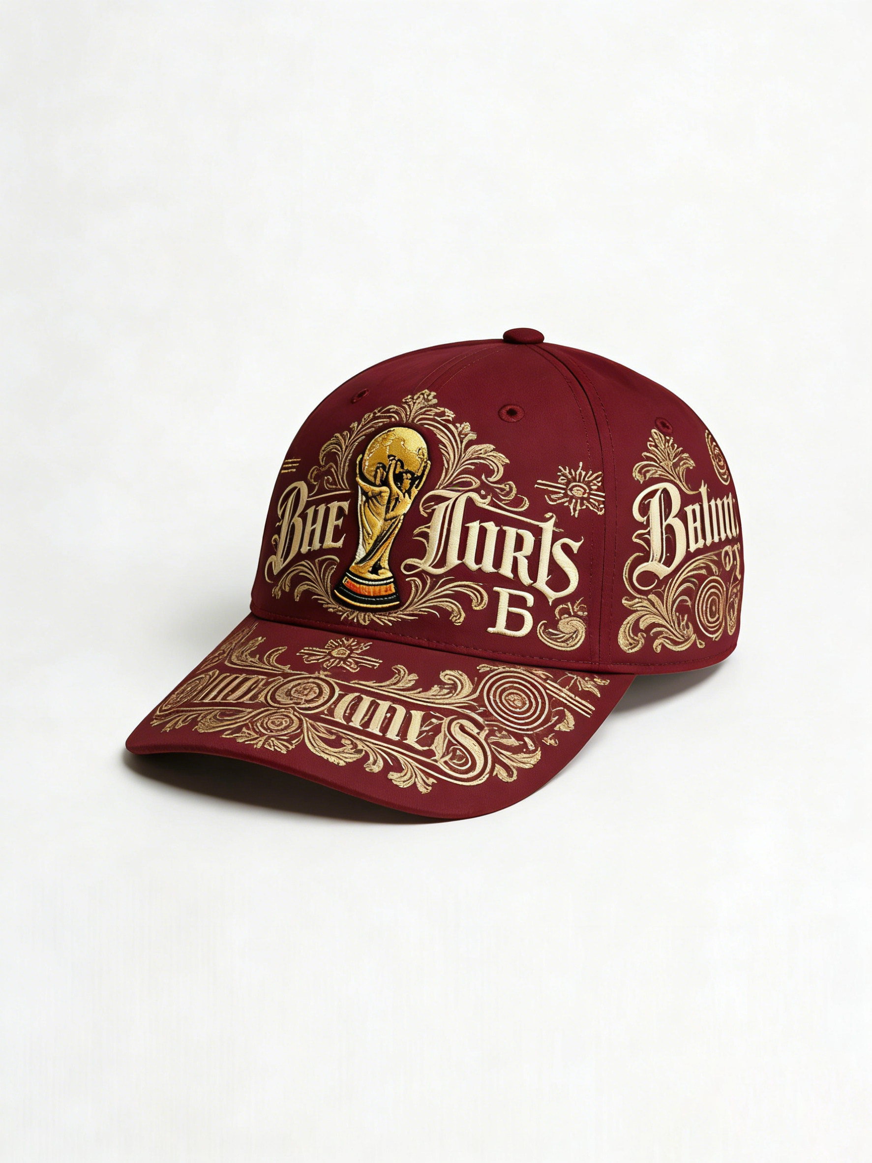 2026 FIFA World Cup Embroidered Gray Cotton Denim Adjustable Baseball Cap