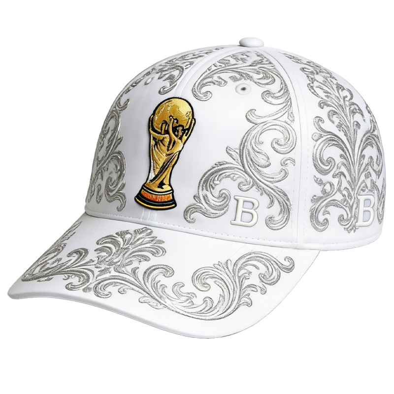 2026 FIFA World Cup Embroidered Gray Cotton Denim Adjustable Baseball Cap