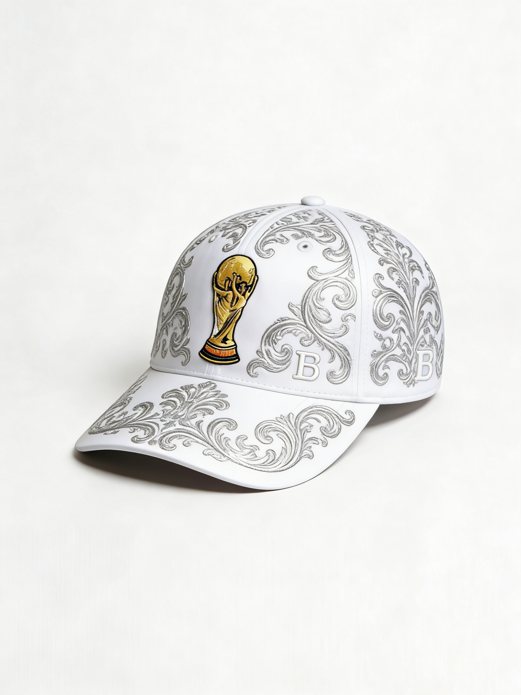 2026 FIFA World Cup Embroidered Gray Cotton Denim Adjustable Baseball Cap