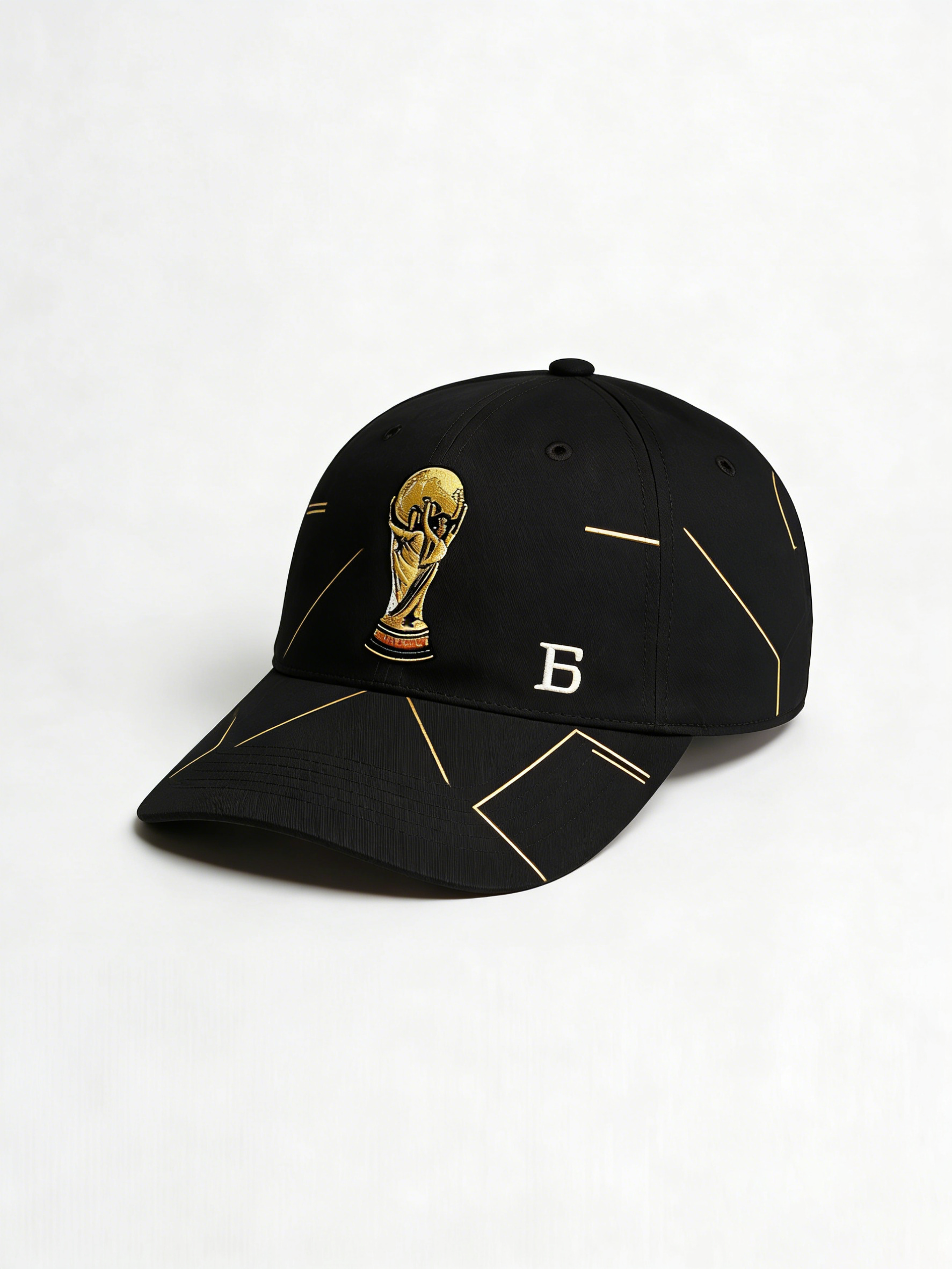 2026 FIFA World Cup Gray Embroidered Adjustable Cotton Denim Baseball Cap