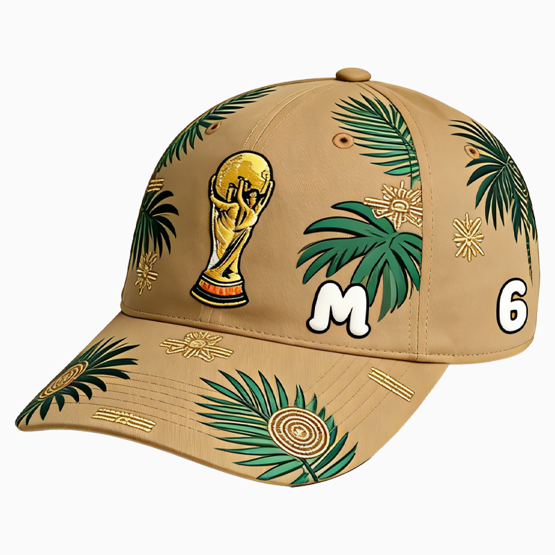 2026 FIFA World Cup Embroidered Gray Cotton Denim Adjustable Baseball Cap