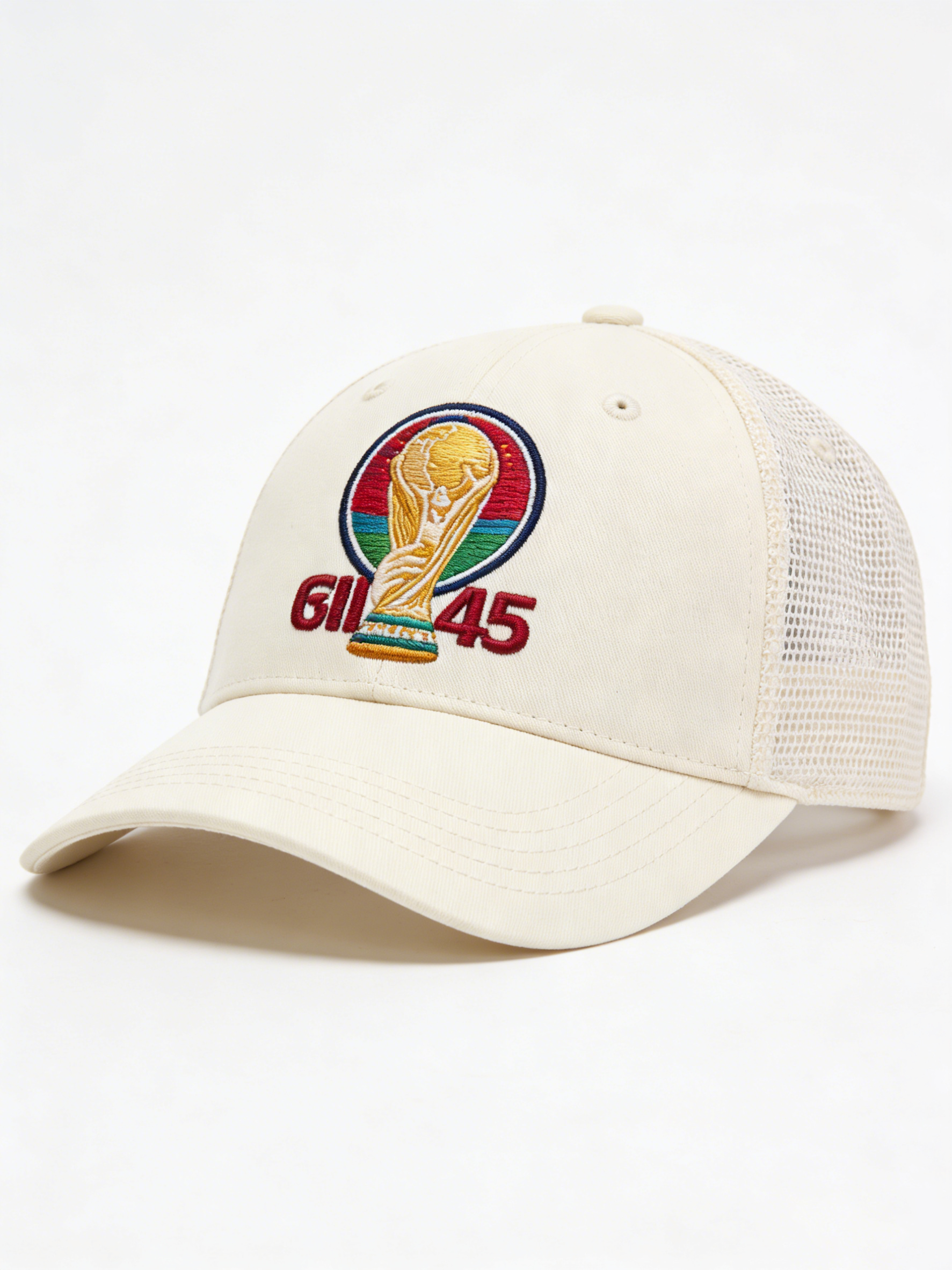 FIFA World Cup 2026 Hat with Embroidered Gray Adjustable Cotton Denim Baseball Cap