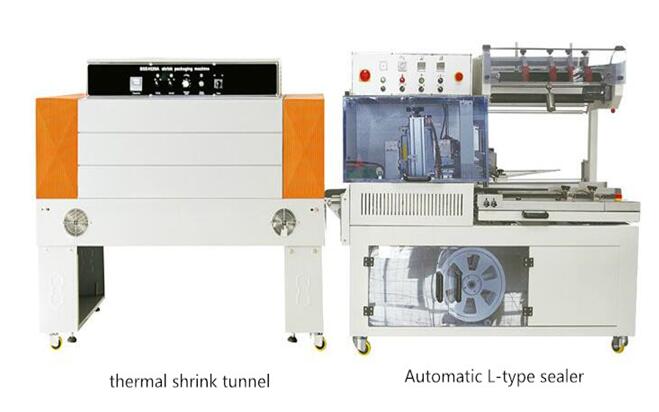 Automatic L type heat shrink packaging machine