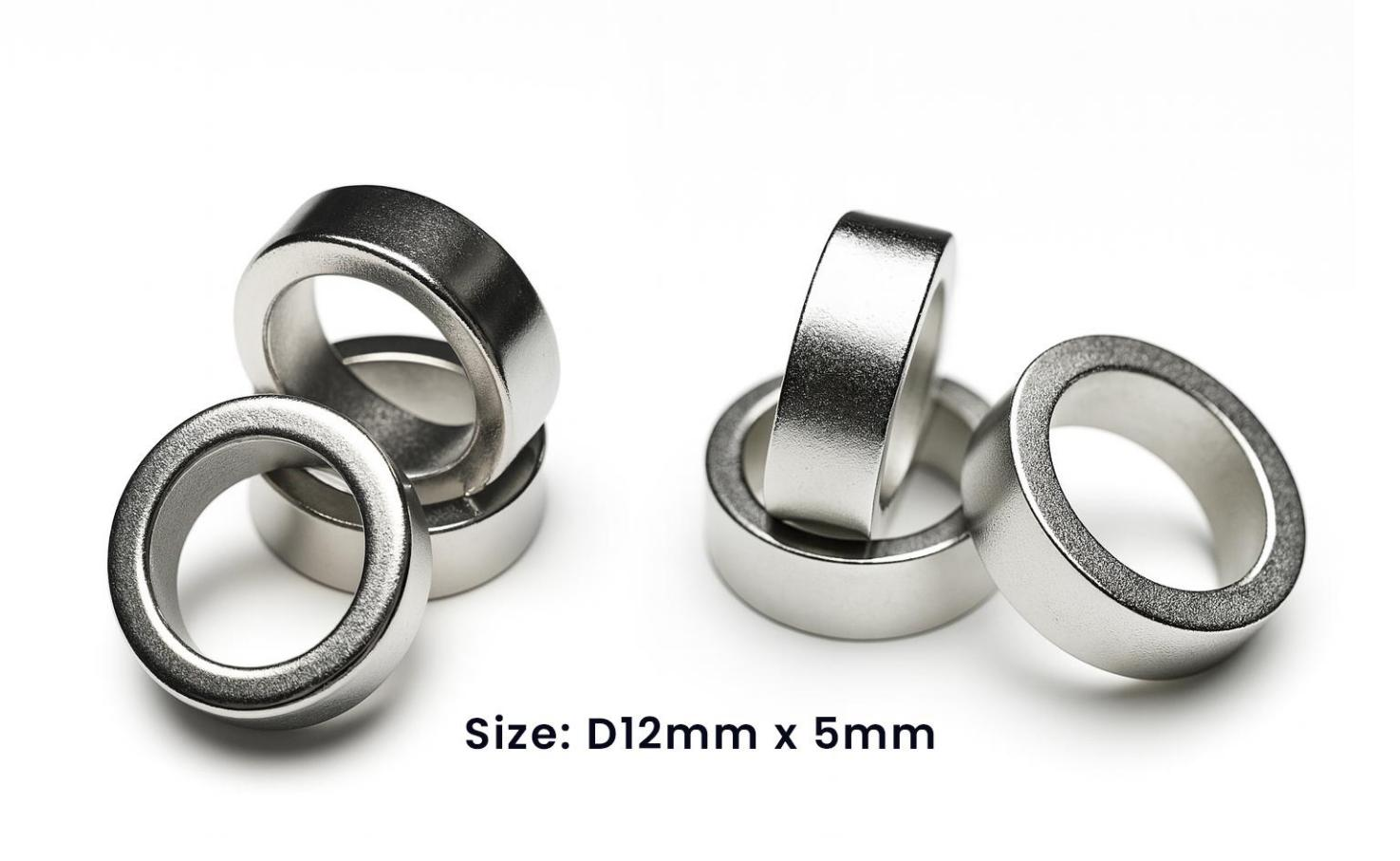Powerful D15- 12mm x 5mm Round Neodymium – Nickel Coated, Rare Earth Magnet