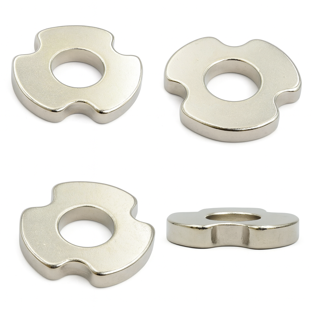 strong pull force Custom shaped compact triple-coated N48 grade magnets