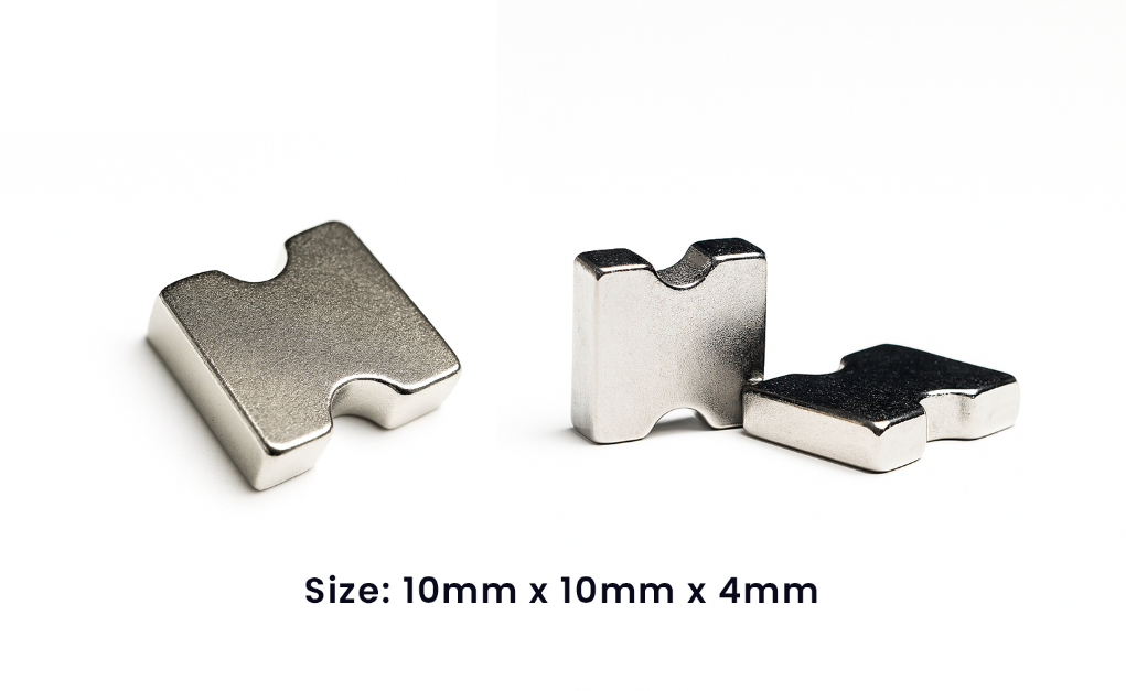 Powerful 10mm x 5mm x 4mm Custom Neodymium – Nickel Coated, Strong Block Rare Earth Magnet