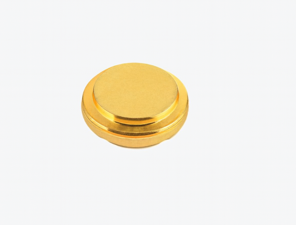 high strength Gold coated circular Convex Step neo Round Magnets