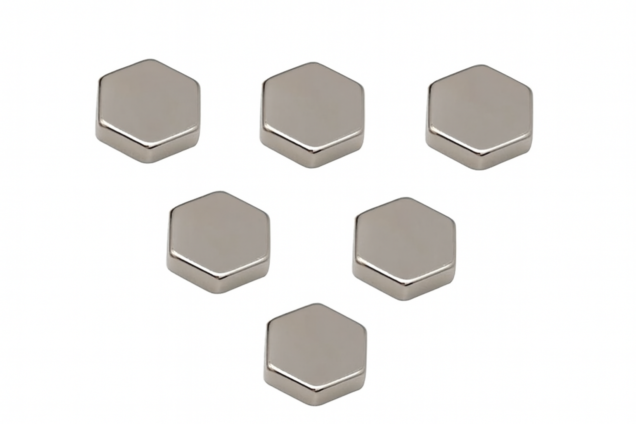 High Precision Custom Hexagon NdFeB Magnets N35-N52