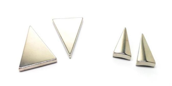 High-accuracy commercial-grade ultra-durable compact high-tolerance manufacturing use curved triangle-shaped neodymium ndfeb magnet