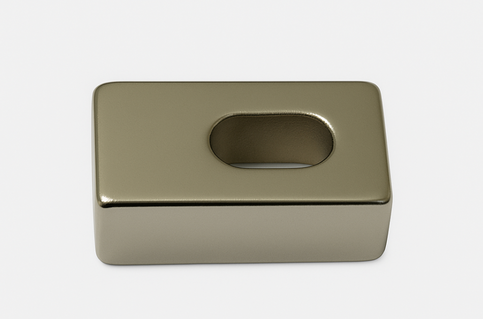 Magnetic factory Special Customized strong Rectangular Block Magnets with oval Hole