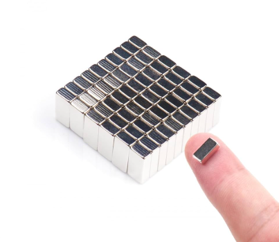 Custom engineering high precision heavy duty delivering maximum strength high thermal grade tiny nickel-coated rectangular block ndfeb magnet