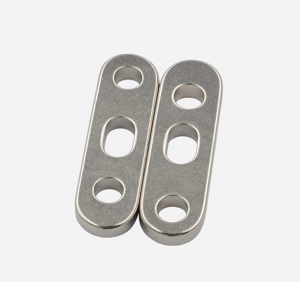 precision custom heat resistant strong compact Oval Neodymium Magnets With Hole