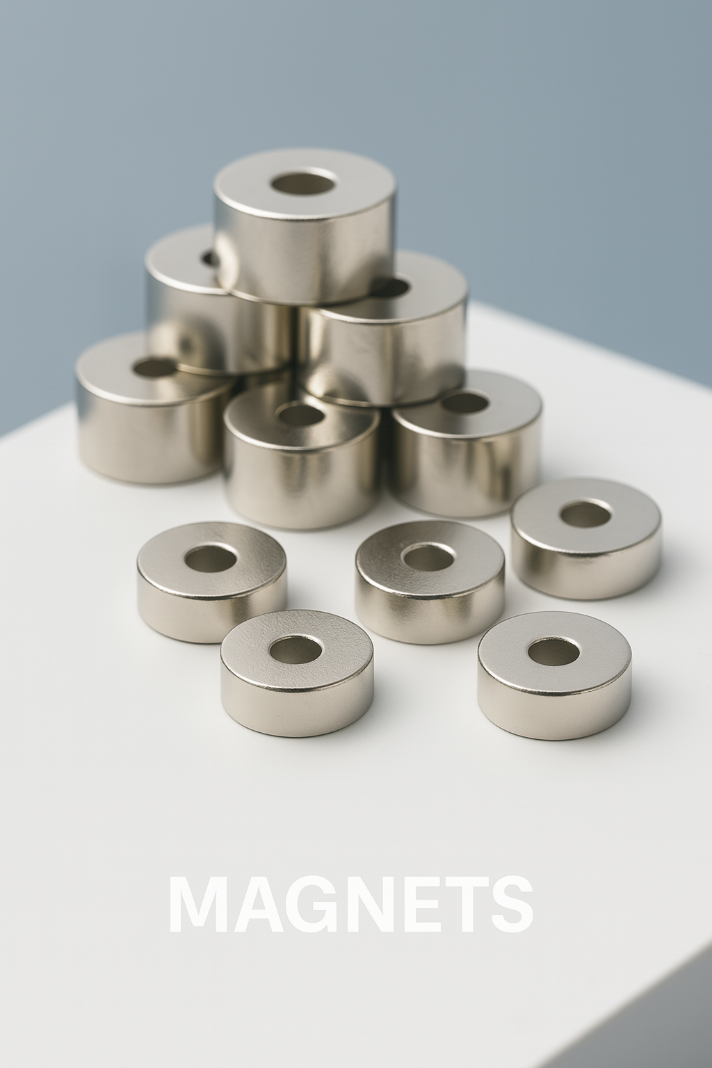 Customized compact size lightweight high performance premium countersunk Hole Neodymium Disc Magnet