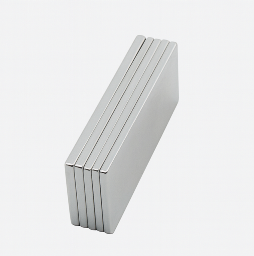 High adhesive force Neodymium thin rectangular Block Magnet
