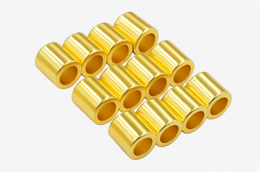 Corrosion resistant High adhesive force Gold-plating cylinder rare earth magnet
