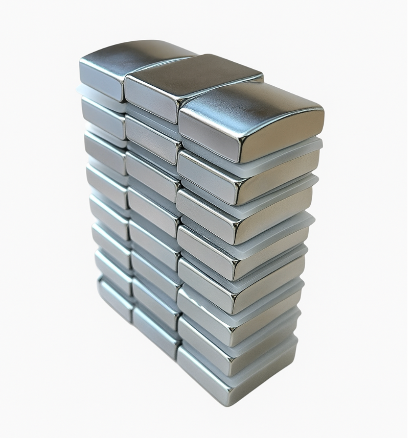 Arc Magnet with Curvature W 21mm x H 15 mm