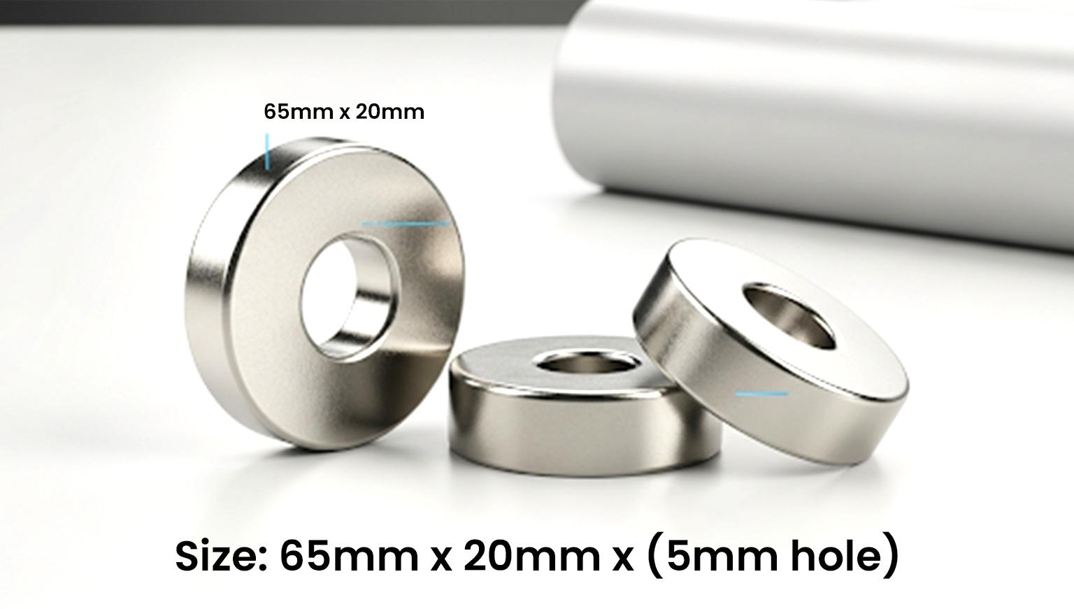 precision customized industrial grade corrosion resistant high torque powerful donut-shaped ring magnet