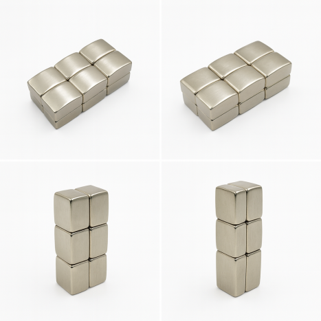 Premium quality Corrosion resistant Nickel-plating square-shaped magnet