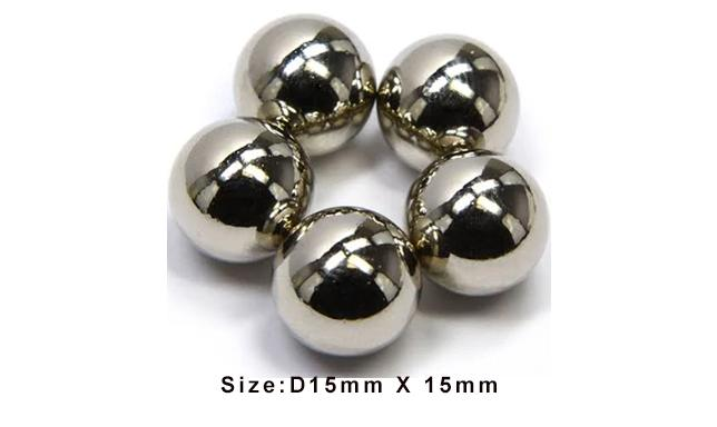 Precision-engineered commercial-grade high-strength compact high-tolerance ball-shaped NdFeB magnet