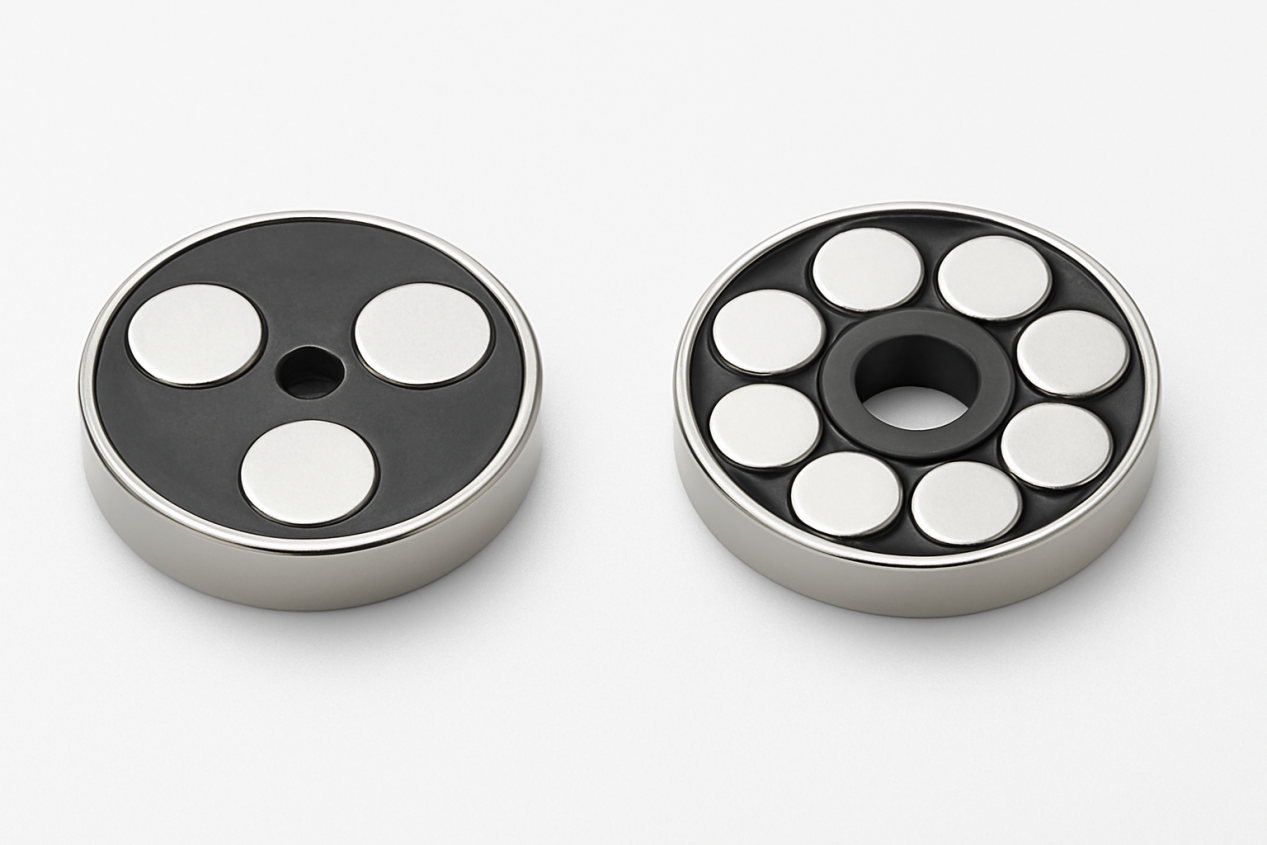 High Precision NdFeB Magnet Unthreaded hole N35-N52