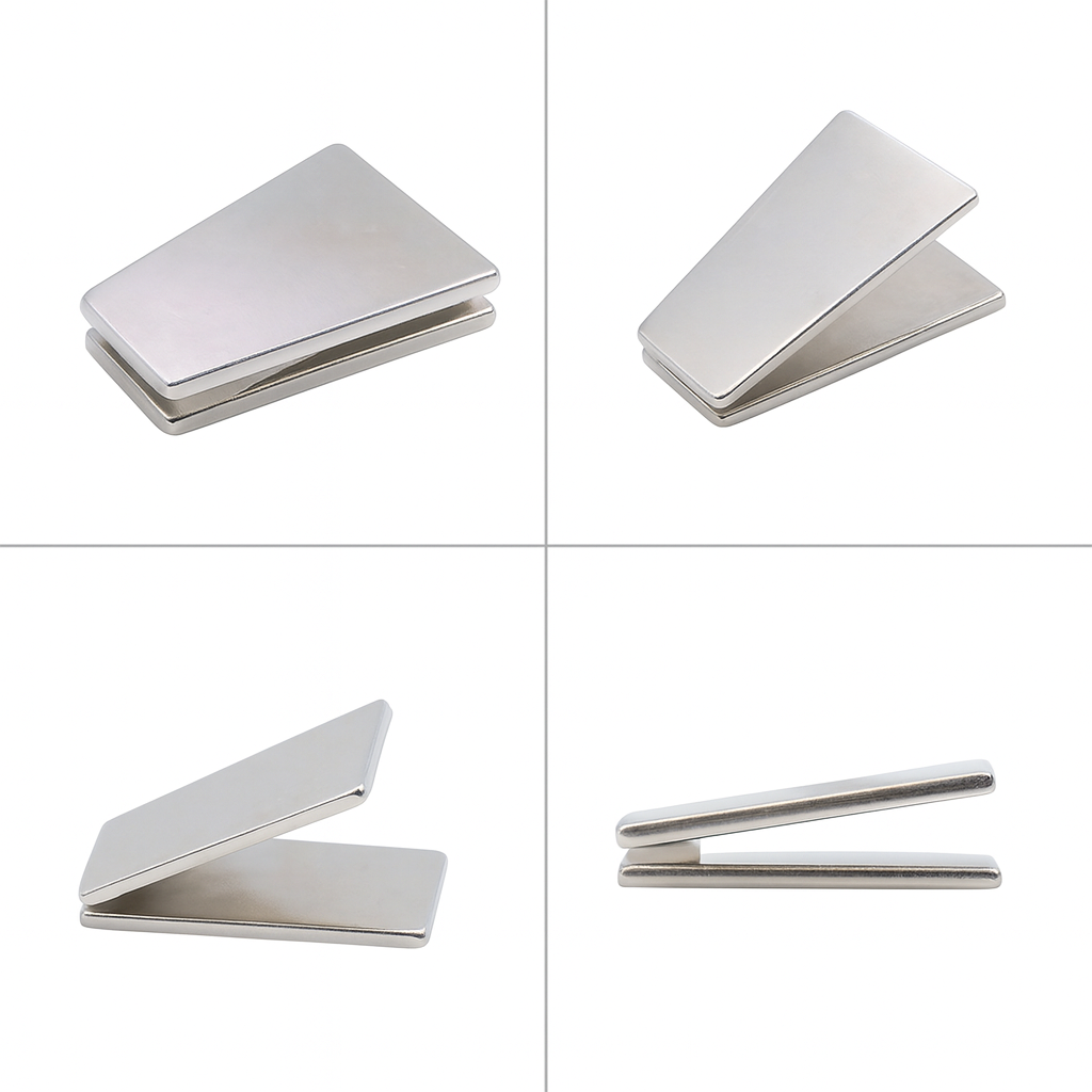 precision engineered high remanence Ni-Cu-Ni coating Wedge-shaped magnet