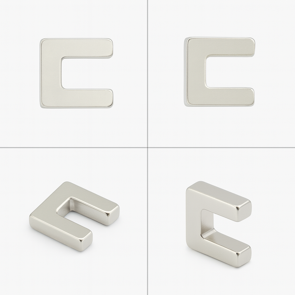 custom Magnetically-shield strong Small permanent curved shaped rare earth magnet