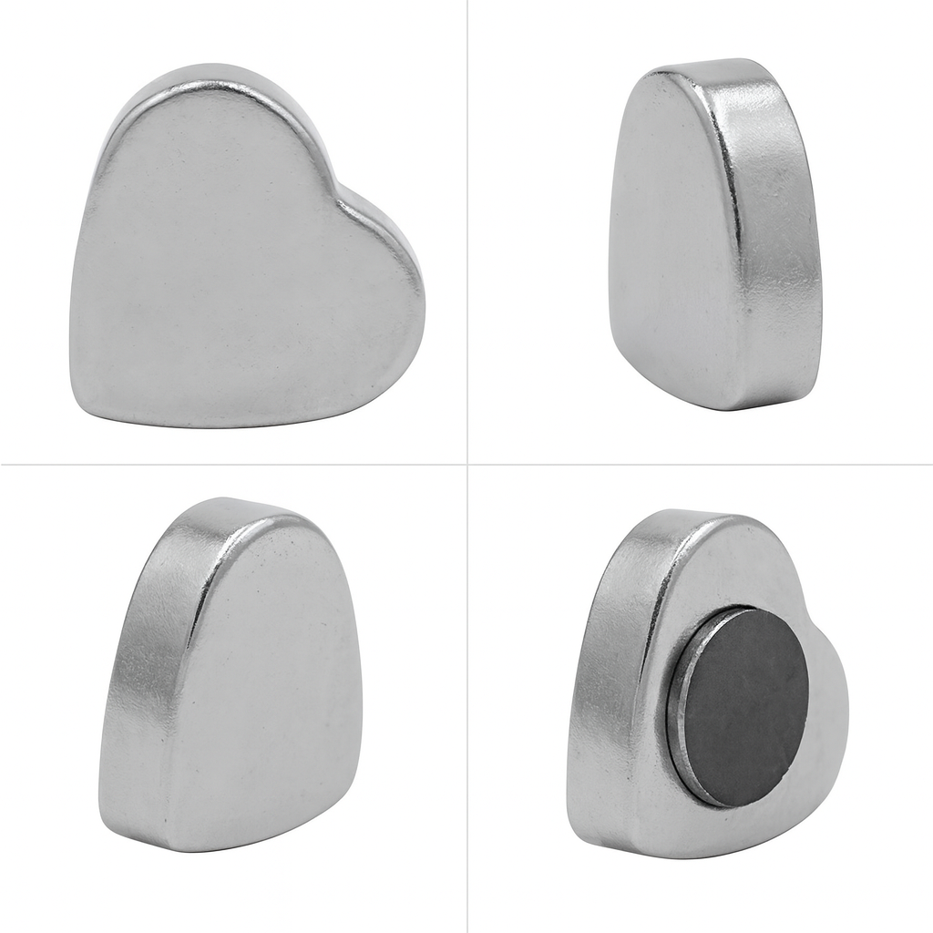 precision customized high temperature resistant strong magnetic force permanent heart -shaped rare earth magnet