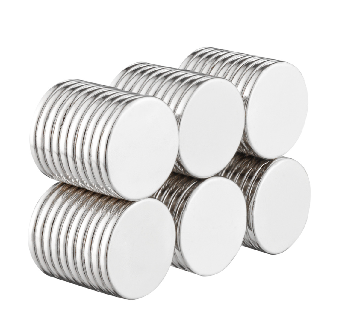high performance Strong Neodymium 15mm x 2mm Disc Magnets