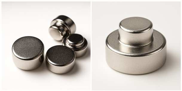 Custom commercials use magnetic force-enhanced heavy-duty, durable, heat-resistant, premium nickel-coated top-hat neodymium magnet