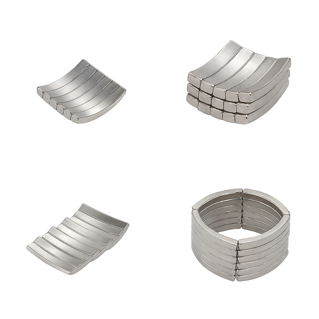 Curved Block Neodymium Magnets – High-Strength Rare Earth Arc Magnets for Motor Rotors & Generators
