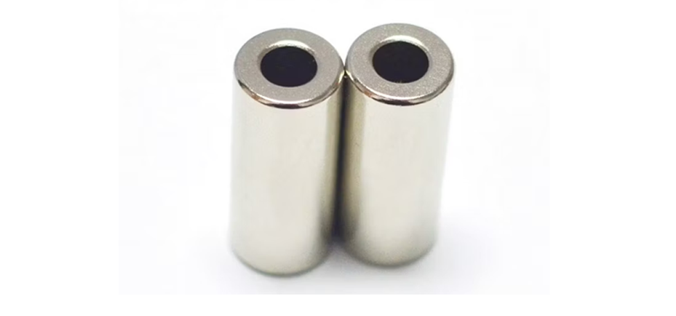 Custom ultra-precise quality compact high-performance anti-rust resistant strong nickel coated countersunk hole cylinder-shaped neodymium magnets